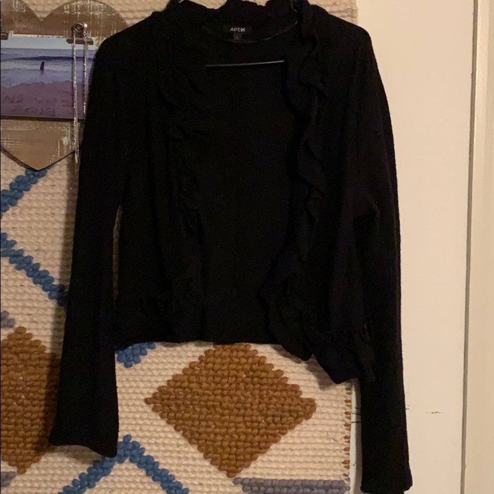 Apt black sweater cardigan